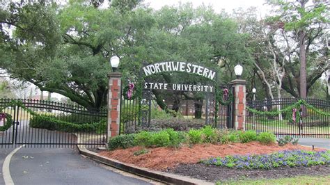 The main gates of Northwestern State University Natchitoches, Louisiana ...