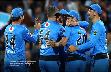 Adelaide Strikers: Squad named for knockout final | cricexec