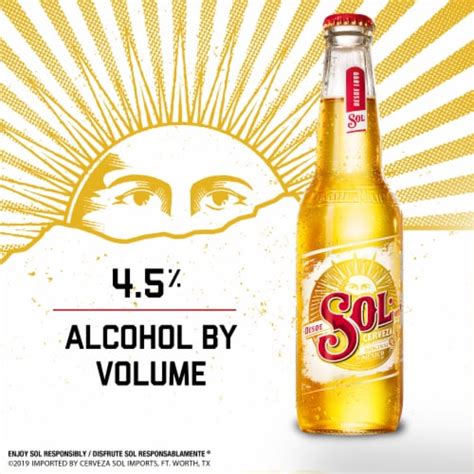 Sol Cerveza Mexican Import Lager Beer, 12 cans / 12 fl oz - QFC