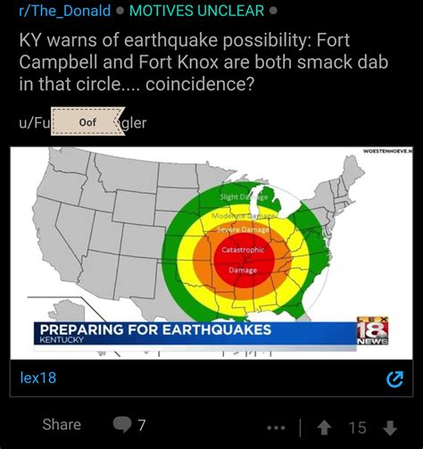 Because the New Madrid fault line isn't a thing.. : facepalm