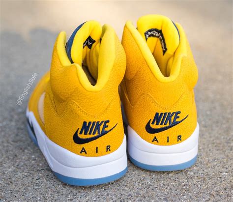 Air Jordan 5 Michigan Wolverines PE - Sneaker Bar Detroit