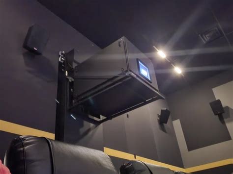 First time I've seen a projector setup like this : r/MovieTheaterEmployees