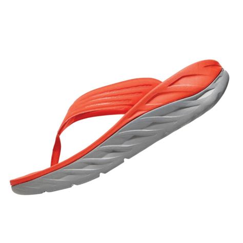 Hoka One One ORA Recovery Flip Orange Flip Flops