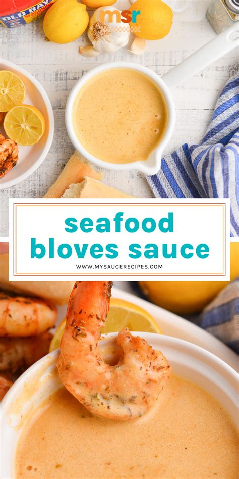 EASY Seafood Sauce (Creamy Savory Bloves Sauce!)