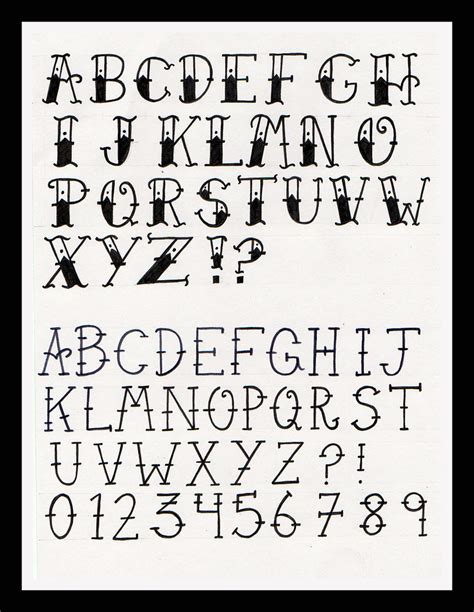 Old School Tattoo Alphabet | As someone who is interested in… | Flickr