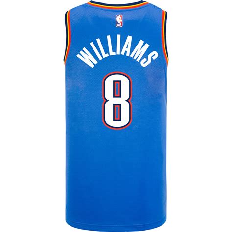 OKLAHOMA CITY THUNDER JALEN WILLIAMS ICON SWINGMAN JERSEY 2024-25 ...