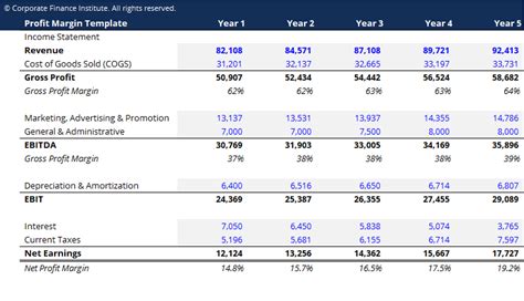 Profit Margin Equation Excel - Tessshebaylo