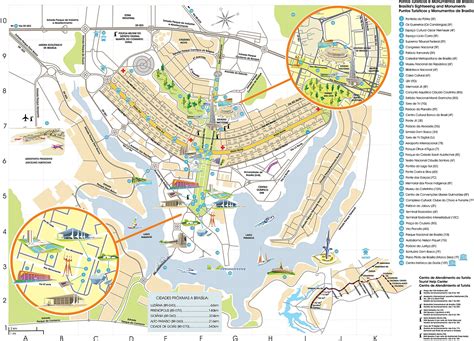 Mapas Detallados de Brasilia para Descargar Gratis e Imprimir