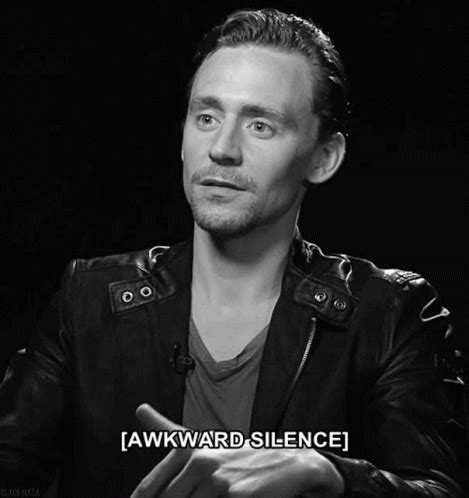 Awkward Silence Tom Hiddleston GIF - AwkwardSilence TomHiddleston ...