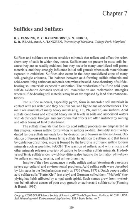 (PDF) Soil Mineralogy with Environmental Applications