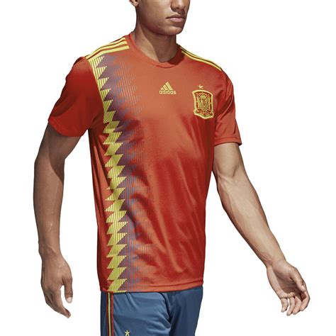 Adidas Men's Spain Home Soccer Football Jersey Red/Bold Gold CX5355 - WOOKI.COM