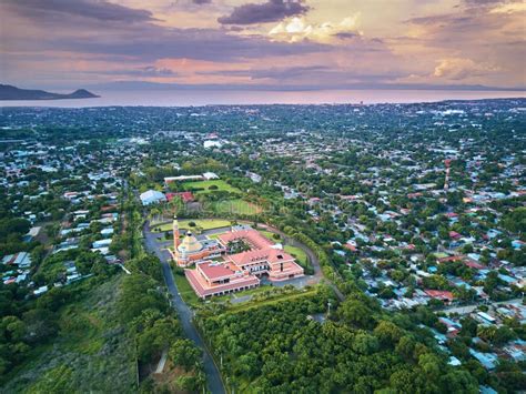 Landscape of Managua city stock photo. Image of capital - 99126592