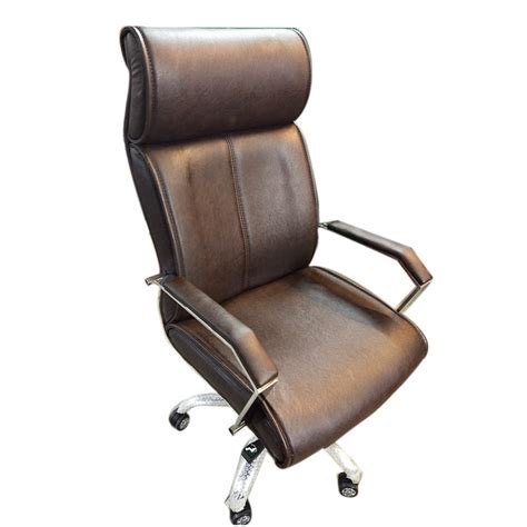 Leather High Back Boss Office Chair, Fixed Arm at Rs 17500 in Ghaziabad | ID: 27119655433