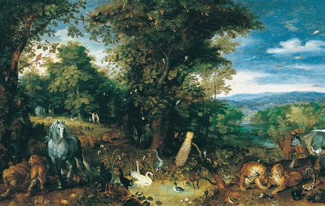 The Garden Of Eden Painting by Jan Brueghel