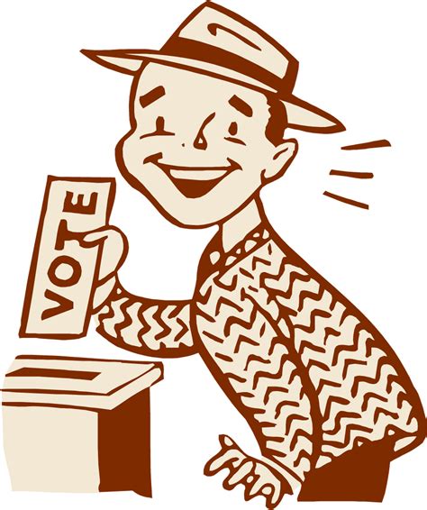 Royalty Free Stock Vote Transparent Clipart - Cartoon Of Voting - Png ...