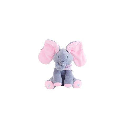 Floppy The Peekaboo Elephant Interactive Plush Toy Sings Plays Peek A Boo Th Rebates - RebateKey