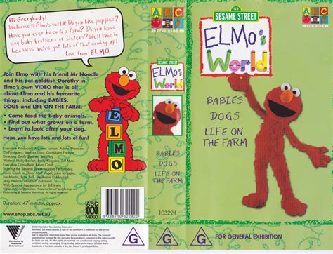 SESAME STREET ELMO S WORLD ~A RARE FIND~ VHS VIDEO PAL | eBay