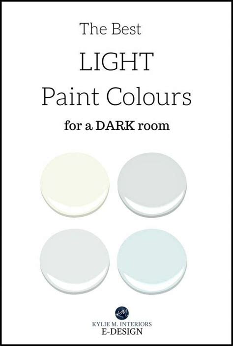 The 7 Best LIGHT Paint Colours for a Dark Room / Basement | Basement colors, Light paint colors ...