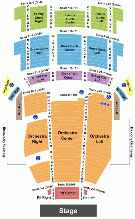 Saenger Theater Seating Chart Pensacola - Theater Seating Chart