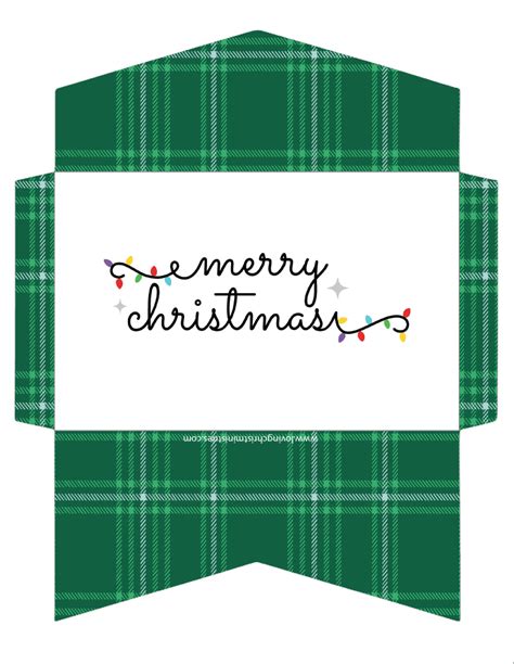 Free Printable Christmas Cash Envelopes - Loving Christ Ministries