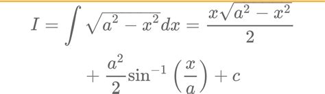 definite integrals - What value of limits should I substitute in the arcsin(x/a) term in the ...