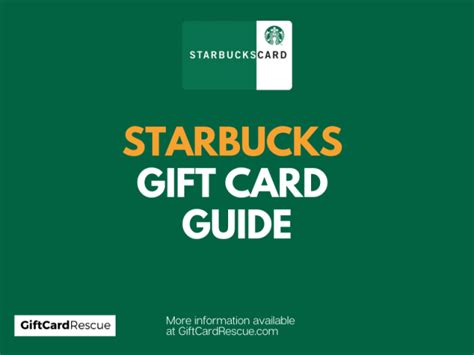 Starbucks Gift Card - Where to Buy, Balance, FAQs - GiftCardRescue.com