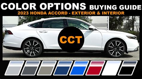 2023 Honda Accord - Color Options Buying Guide - YouTube