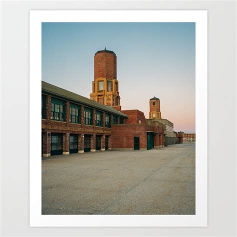 Jacob Riis Park Architecture Art Print by Jon Bilous | Society6