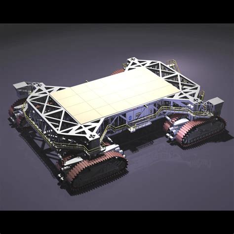 nasa crawler transporter vehicle 3d model