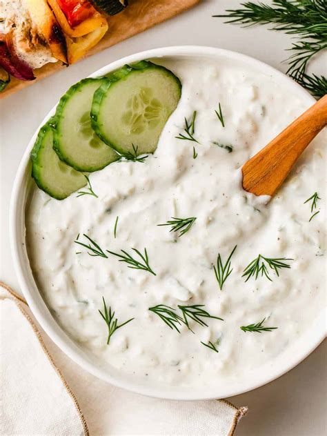 Tzatziki Sauce (Authentic Recipe) - Little Spoon Farm