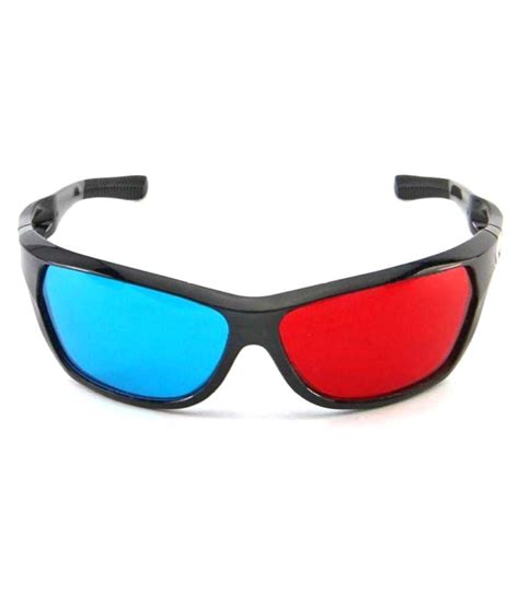 Buy Sys Red Anaglyph 3D Glasses for 3D Movies Visibility Online at Best ...