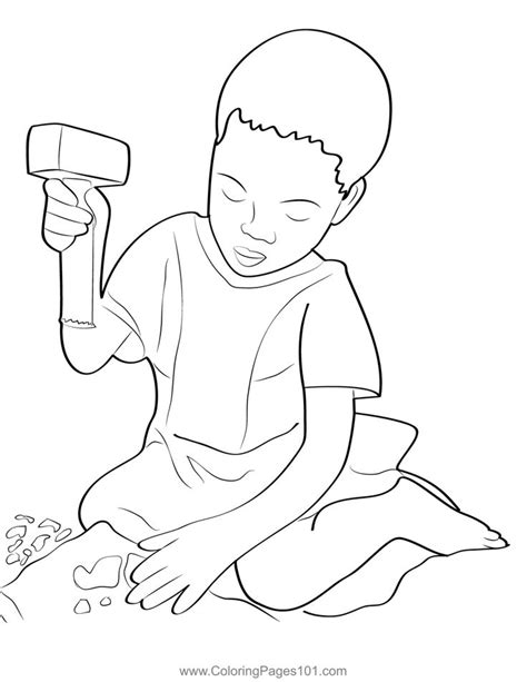 Child Labor Work Coloring Page | Coloring pages, Drawing for kids, Child labor