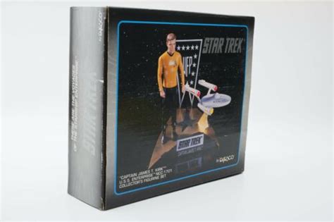 Enesco Star Trek Captain Kirk/Enterprise NCC 1701 Collector Figurine ...