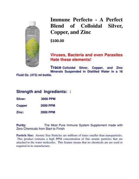 PPT - Colloidal Silver Dosage PowerPoint Presentation, free download ...