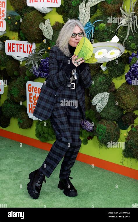 Diane Keaton attends the premiere of Netflix's "Green Eggs and Ham," at the Hollywood American ...