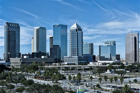 Tampa Bay Skyline Photograph by Linda Constant - Pixels