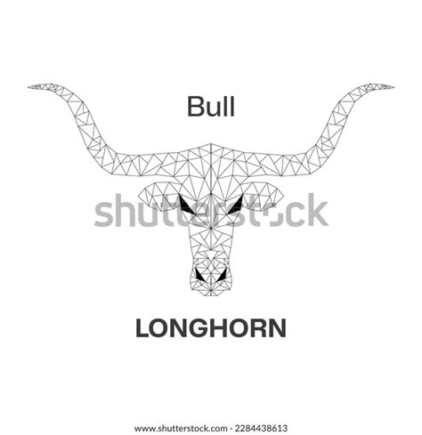 Longhorn Bull Symbol Texas Logo Banner Stock Vector (Royalty Free ...