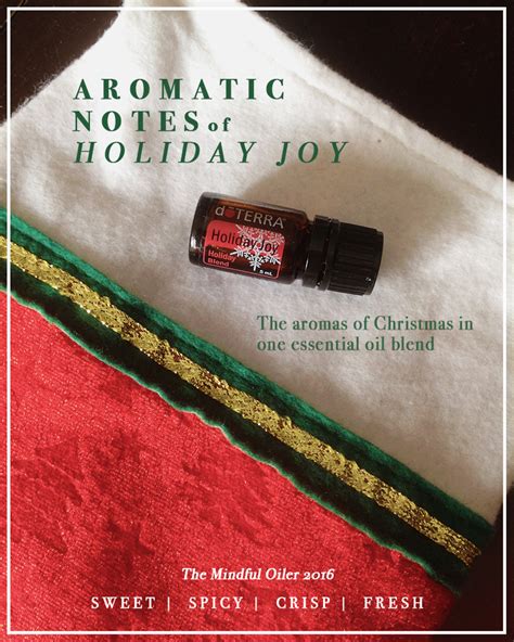 AROMATIC NOTES of HOLIDAY JOY by dōTERRA | The Mindful Oiler