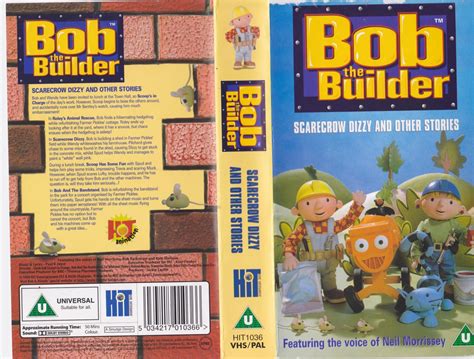 BOB THE BUILDER SCARECROW DIZZY AND OTHER STORIES VHS VIDEO PAL~ A RARE ...