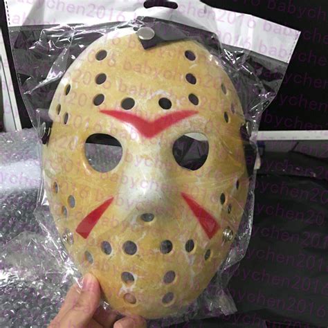 Old Jason Halloween Mask Funny Rare Voorhees Friday The 13th Hockey Scary Mask | eBay