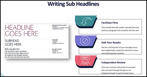 Writing Subheads