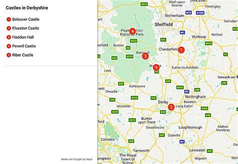 Best Castles in Derbyshire - Historic European Castles