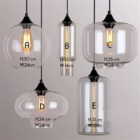 15 Collection of Industrial Glass Pendant Lights