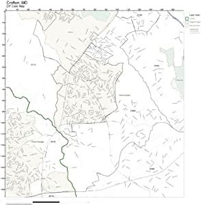 ZIP Code Wall Map of Crofton, MD ZIP Code Map Laminated : Amazon.ca ...