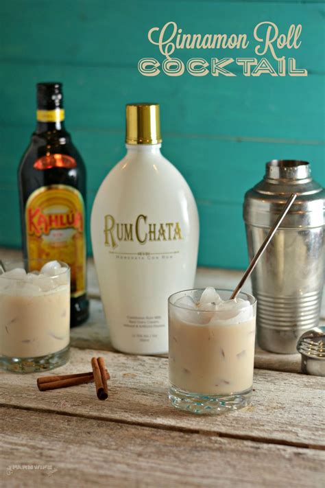 Cinnamon Roll Cocktail - The Farmwife Drinks | Holiday drinks alcohol ...