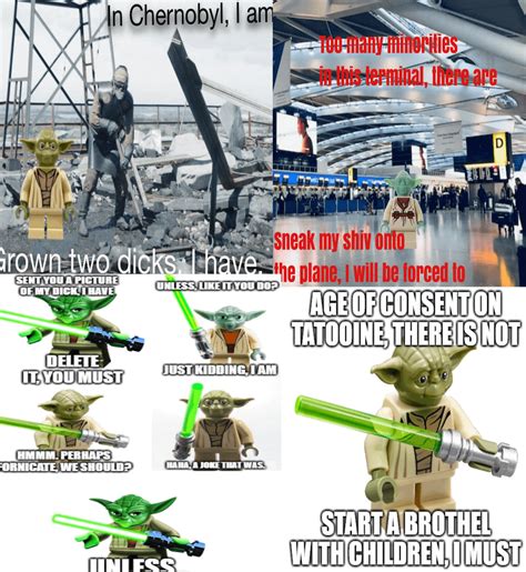 Bad Lego Yoda meme I made on mobile : r/PoliticalCompassMemes