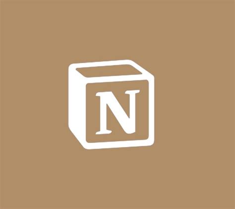 Notion app icon | Beige icons:), Ios app icon design, App