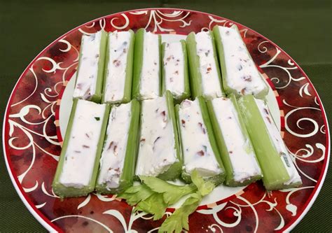 Cream Cheese & Bacon Stuffed Celery | Sweet appetizer, Quick and easy appetizers, Appetizers easy