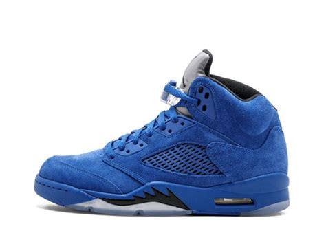 Jordan5 Retro Blue Suede – DKsneakers