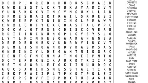 word find puzzle